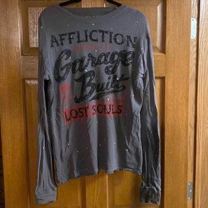 Affliction long sleeved!